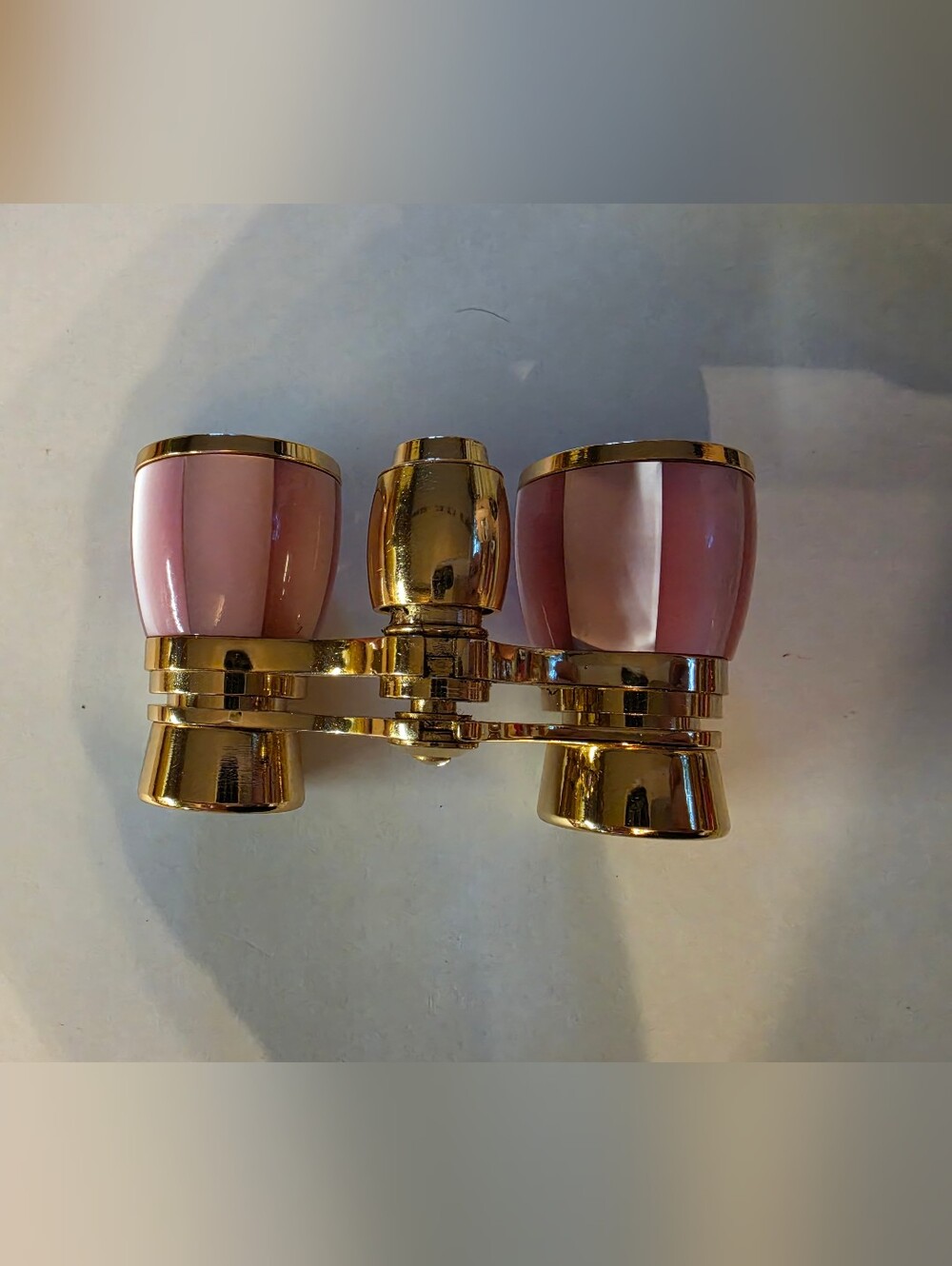 Pink and Gold Opera Glasses - Elegant Compact Binoculars